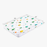 Mini Crib Mattress 38" x 24" x 4"- Firm Support and Comfort Premium Foam,Noiseless and Odorless,Hypoallergenic Mini Crib Mattress,Fits Mini and Portable Cribs,Dual Sided with Soft Breathable Fabric