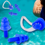 TOPQINFENGYUE 6 Packs Kids & Adults Swimming Nose Clips & Earplugs Silicone Protection Kit for Swimming Training, Multicolour