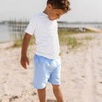 RUGGEDBUTTS® Baby/Toddler Boys White Short Sleeve Rash Guard - 12-18m