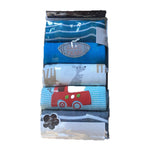Monvecle Unisex Baby Multi Pieces Newborn to Toddler Cotton Long Pants Shorts Gift Sets (US, Age, 18 Months, 24 Months, 5pcs Random Color -Boy Pants)