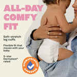 DYPER Monthly Pack Baby Diapers Size 6 (35+ lbs) 168 Count - Leak-Proof & Plant Based, Hypoallergenic and Ultra Absorbent Size 6 Diapers for Day and Overnight Skin Protection (Packaging May Vary)