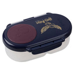 b.box Harry Potter Snack Box - Leakproof 2 Compartment Snack Containers for Kids, Mini Bento Box for Kids & Toddlers, Lunch Containers, Dishwasher Safe, BPA Free, PFAS Free, Ages 4m+, 1.75 Cup
