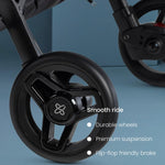 Silver Cross Jet Double - Full Size Side by Side Double Infant & Toddler Stroller - Lightweight, Compact & Easy to Fold, with All-Terrain Wheels – Disney Park Approved
