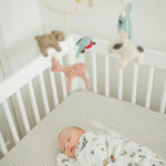 Little Unicorn Premium Cotton Swaddle Baby Blanket | Breathable Fabric | for swaddling, Play, Nursing & More (Forest Friends)