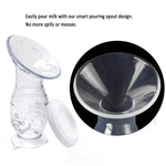 CMBEAR Manual Breast Pump,4oz 100ml Food Grade Silicone,Soft and Comfortable Breast Milk Collection, Nusring Care for Breast Feeding Mom…