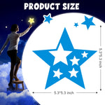 12 Pieces Geometric Stencils Template Set for Kids Children Simple Drawing Stencils Colorful Art Painting Template for Toddlers Preschooler Learning Tool (Cute Colors,4.9 x 5.1 Inch)