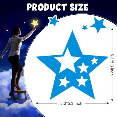 12 Pieces Geometric Stencils Template Set for Kids Children Simple Drawing Stencils Colorful Art Painting Template for Toddlers Preschooler Learning Tool (Cute Colors,4.9 x 5.1 Inch)