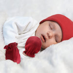 BQUBO Newborn Infant Toddler Mittens No Scratch Cotton Elastic Wrist Gloves Hypoallergenic for 0-6 Months Baby Boys Girls