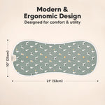 5-Pack Muslin Burp Cloths Baby Boy, Girl - Very Absorbent Baby Burp Cloth Rags, 8-Layers Viscose Derived from Bamboo Cotton Muslin Towel, Super Soft Spit Up Rags, No Shrink Washcloths (Pets & Paws)