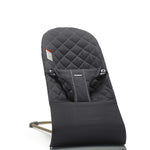 BabyBjörn Bouncer Bliss, Black, Woven, Classic Quilt | 2-in-1 Adjustable Baby Bouncer Seat and Toddler Chair, Newborn to Toddler (8-29 lbs), 4 Positions, Lightweight & Portable