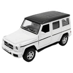 Car Toys for 3 4 5 Year Old Girls Gifts,1/36 Scale G63 Diecast Metal Model Car,Pull Back Cars Toys for Toddler Kids Age 3-6(White)