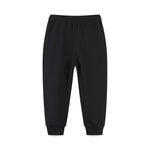 AMIYAN Toddler Boys 100% Cotton Sweatpants Active Soft Joggers Pants with Decorative Drawstring Black 5T