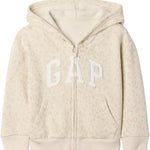 GAP Baby Girls' Playtime Favorite Logo Full Zip Hoodie Hooded Sweatshirt