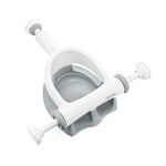 Ingenuity My Bath Seat for Sit-Up Baby Bathing, Sure & Secure Suction Cups, ASTM Safety Tested & Approved, Backrest for Assisted Sitting, Easy Setup & Storage, Gray