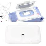 Baby Wipes Warmer, USB Baby Wipe Warmer, Warms Baby Wipes Heating Box for Wet Wipes, Portable Diaper Wipe Warmer for Home Car Travel Wipe Warmer, White