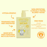 Jack N' Jill Natural Bathtime Baby Wash - Baby Wash for Sensitive Skin, Hypoallergenic, Fragrance Free, Dermatologically Tested, Perfect for Newborns, Vegan - Scent Free, 300 mL (Pack of 1)