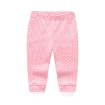 Unisex Newborn Baby Cotton 3-Pack Pants Embroidery Pringting Casual Leggings for Boys and Girls