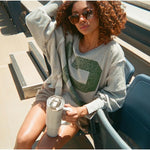 Stanley Quencher ProTour Flip Straw Tumbler with Leakproof Lid 30 oz | Built-In Straw and Handle | Cup Holder Compatible for Travel | Insulated Stainless Steel Cup | BPA-Free | Azure Fade