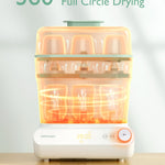 Momcozy 3 Layers Bottle Sterilizer and Dryer & Momcozy Descaling Tablets