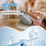 Electric Breast Pump with Models MY-376, Wearable Breast Pump Hands Free for Travel & Home, 4 Modes 9 Levels, 135° Flange, Quiet 40dB, BPA-Free, Easy to Clean & Gift for New Moms, Black