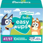 Pampers Training Pants - Easy Ups Boys & Girls Bluey - Size 2T-3T, 140 Count, Children's Potty Underwear (Packaging May Vary)