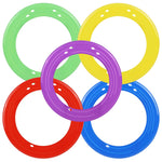 Stentec 5 Pack Flying Disc for Adults, Flying Ring, Beach Backyard Sports Play Colorful Discs, Outdoor Tossing Game Gift