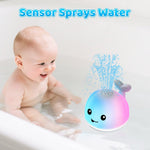 Baby Bath Toys for Kids Ages 1-3 & Babies 6-12 Months, Light Up Whale Sprinkler Summer Water Pool Toys for Infant Toddlers 1 2 3 Year Old Boys Girls Birthday Gifts Newborn Essentials