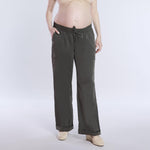 Motherhood Maternity Under Belly Utility Cargo Pregnancy Pant, Beluga, Large