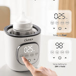 LAREX Bottle Warmer, Fast Baby Bottle Warmer for Breastmilk and Formula, with Timer and Accurate Temp Control, 8 in 1 Baby Milk Warmer BPA Free with Digital Display, Bottle Warmers for All Bottles