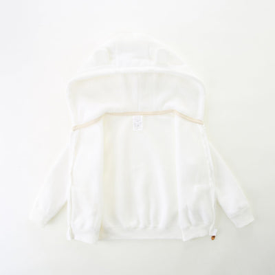 Baby Girls' Hoodies Activewear Super Soft and Warm Light Weight Jacket Suitable for 18-24M White Coat