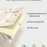 BG-BABYGO Baby Play Mat 50"*78" Foldable Foam Baby Play Mat for Floor Reversible Waterproof Playmats for Babies Boy and Toddlers Infants Edge Reinforcement Crawling Mat for Indoor&Outdoor&Travel