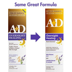 A+D Overnight Healing Diaper Rash Ointment - Soothes, Protects & Relieves Diaper Rash Overnight with Lavender & Colloidal Oatmeal - Healing Ointment for Red, Itchy, Irritated Skin - 3.6oz