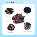 HsdsBebe Infant Baby Boys Girls Summer Beach Sandals Breathable Athletic Anti-slip Soft Sole Newborn First Walker Crib Shoes
