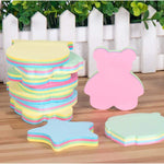 ZCHING Sticky Notes Self-Sticky Notes,100 Sheets/Pad, 10Pads/Pack in Box,Easy to Post for School, Business, Family,Great Office Supplies (Flower Shape)
