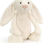 Jellycat Bashful Cream Bunny Stuffed Animal, Medium 12 inches | Rabbit and Bunny Plush Toy | Classic Children's Gift