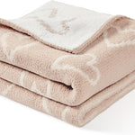 CREVENT Cozy Soft and Warm Mink Baby Blanket with Sherpa Backing, Gift Packing with Ribbon for Newborn Infant Toddler's Crib Cot Stroller (30"X40" Little Dream)