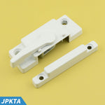 6 Pack Window Sash Locks,Window Latch Cam Action White Window Locks for Double Hung Security Viny Window Latches with Keeper Diecast,Replacement Parts for Vertical and Horizontal Sliding Windows