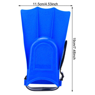 Keen so 1 Paar Kids Diving Short Flippers PVC Swimming Training Fins Lightweight Scuba Flippers(Blue) Diving