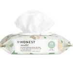 The Honest Company Clean Conscious Multi-Use Wipes, Unscented Hypoallergenic Baby Wipes for Sensitive Skin, 99% Water Plant-Based Compostable Wipes, Pattern Play, 720 Count