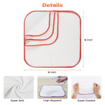 FAMOPLAY 54 Packs Flannel Cloth Baby Wipes with Dispenser, Reusable Natural Skin-Friendly Baby Wipes, Body Face Hand Washcloth Essential for Cloth Diapers 8x8 inch