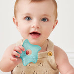Itzy Ritzy Water-Filled Teethers - Cold Cutie Coolers Textured On Both Sides to Massage Sore Gums & Emerging Teeth - Can Be Chilled in Refrigerator, Set of 3 Seaside Water Teethers