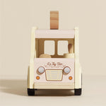 Le Toy Van - Wooden Doll House Dolly Ice Cream Van Play Set for Dolls Houses | Daisylane Dolls House Furniture Sets - Suitable for Ages 3+