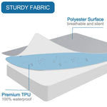 SPRINGSPIRIT Full Size Waterproof Mattress Protector, Full Mattress Cover Pad Waterproof with Deep Pocket up to 14’’, Bed Fitted Sheet