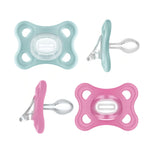 MAM Comfort Baby Pacifiers 3-12 Months Babies, Lightweight One-Piece Full Silicone Binky, BPA-Free Nipple, Easy to Clean Pacifier, Best for Breastfed Babies, 4 Count, Made in Europe