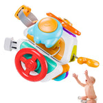 JRUXJWI Montessori Toys for Baby 18-24 Months Busy Cube Sensory Toddler Toys Age 2 3 4 Airplane Plane Car Travel Toy for Early Learning Birthday Gift……