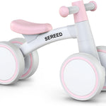 SEREED Baby Balance Bike for 1 Year Old Boys Girls 12-24 Month Toddler Balance Bike, 4 Wheels Toddler First Bike, First Birthday Gifts
