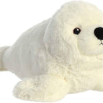 Aurora® Responsibly Made Eco Nation™ Seal Stuffed Animal - Ideal for Playtime Adventures - Perfect for Birthdays or Just Because - White 12 Inches