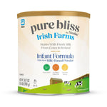 Can of pure bliss by Similac Irish Farms Infant Formula on a white background
