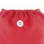 Buttons Cloth Diaper Cover - One Size (Cherry)