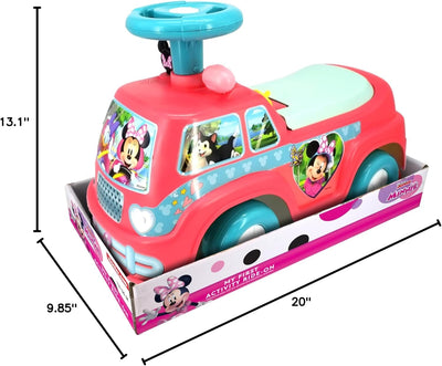 Disney Minnie Mouse Camper Activity Ride On by Kiddieland